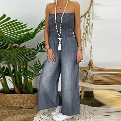 Pantalón Denim Slim Fit con Abertura Ancha y Pecho Elástico - Image 10