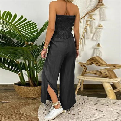 Pantalón Denim Slim Fit con Abertura Ancha y Pecho Elástico - Image 14