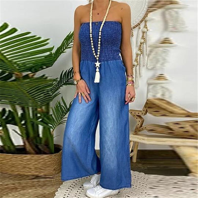 Pantalón Denim Slim Fit con Abertura Ancha y Pecho Elástico - Image 6