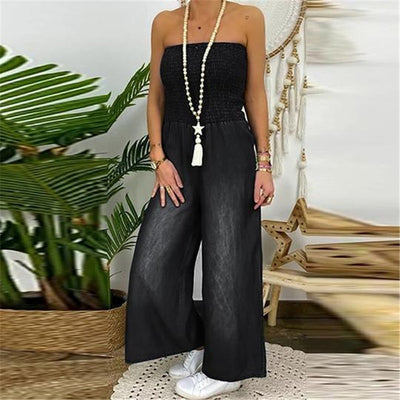 Pantalón Denim Slim Fit con Abertura Ancha y Pecho Elástico - Image 8