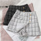 Culottes Irregulares a Cuadros con Botones