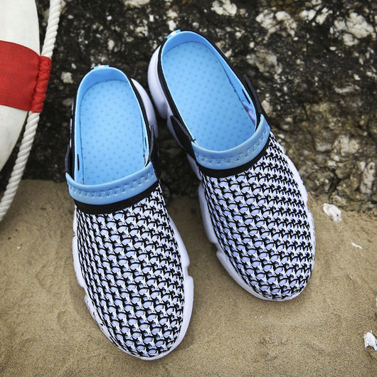 Sandalias Playeras Hombre Malla Honeycomb Transpirables