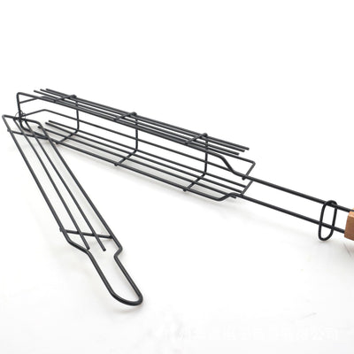 Pinza para Carnes con Mango de Madera y Malla - Herramienta BBQ Profesional - Image 6