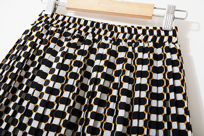Falda Midi Plisada Estampado Grande Corte A - Image 15
