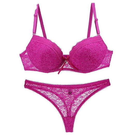 Conjunto de Lencería Elegante con Encaje y Realce - Image 3