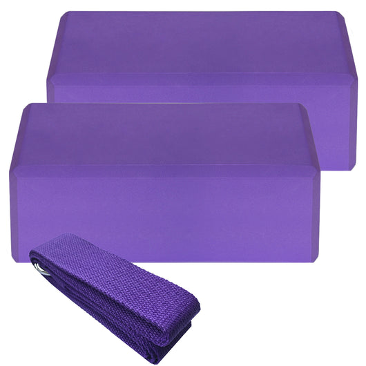 Set Completo de Yoga: 2 Bloques EVA + Correa de Algodón para Estabilidad y Flexibilidad - Image 7