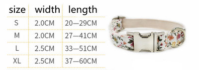 Collar Floral para Mascota con Hebilla de Metal - Perros y Gatos - Image 8