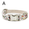 Collar Floral para Mascota con Hebilla de Metal - Perros y Gatos
