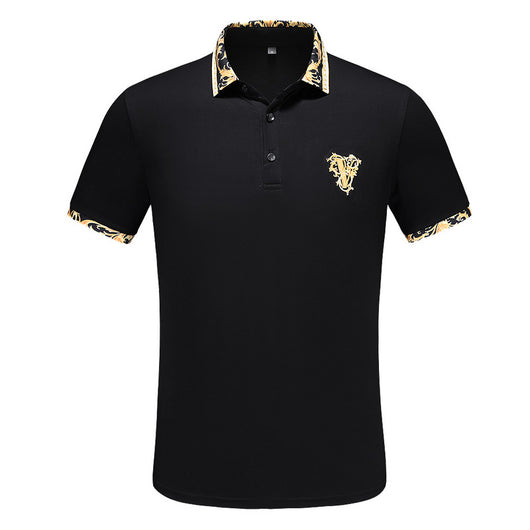 Polo Manga Corta Bordado Hombre Estilo Británico Algodón Premium - Image 7