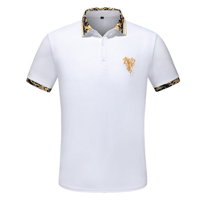 Polo Manga Corta Bordado Hombre Estilo Británico Algodón Premium - Image 9