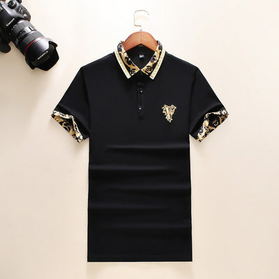 Polo Manga Corta Bordado Hombre Estilo Británico Algodón Premium - Image 3