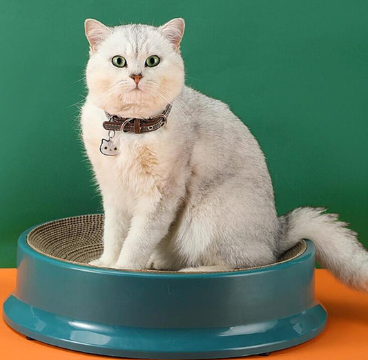 Rascador de Cartón Corrugado para Gatos - Resistente y Reemplazable