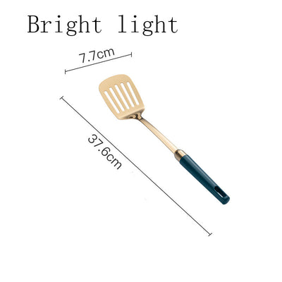Juego de Utensilios de Cocina Acero Inoxidable Chapado en Oro Esmeralda - Image 17