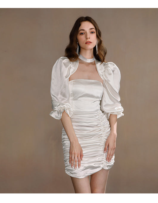 Vestido Blanco Elegante Estilo Hepburn - Lujo Accesible para Uso Diario - Image 10