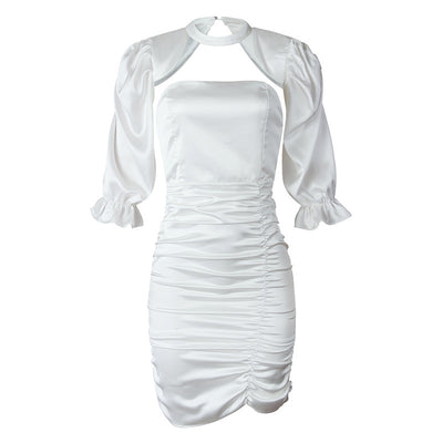 Vestido Blanco Elegante Estilo Hepburn - Lujo Accesible para Uso Diario - Image 9