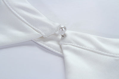 Vestido Blanco Elegante Estilo Hepburn - Lujo Accesible para Uso Diario - Image 11
