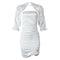 Elegant White Hepburn Style Dress - Affordable Luxury for Everyday Wear