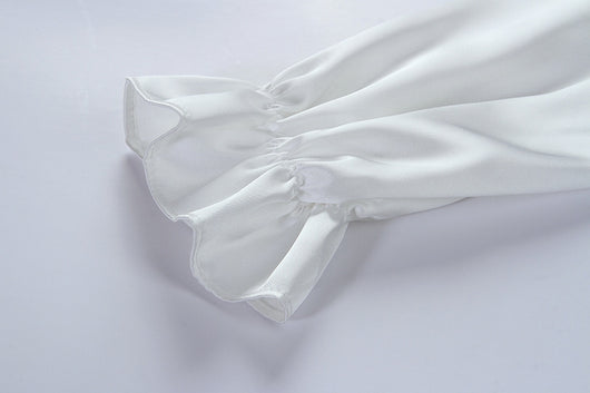 Vestido Blanco Elegante Estilo Hepburn - Lujo Accesible para Uso Diario - Image 7