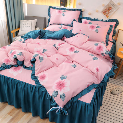Juego de Sábanas y Funda Nórdica Princesa con Doble Encaje - Image 35