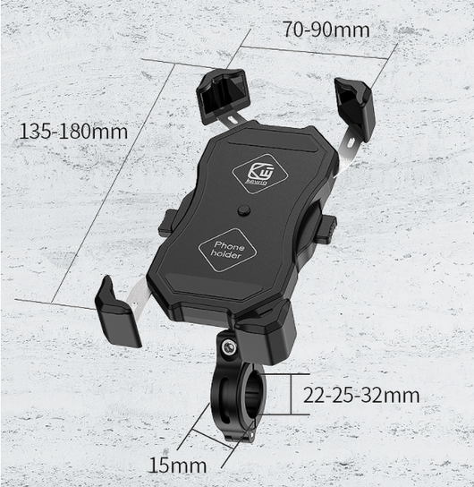 Soporte Magnético para Moto con Cargador Inalámbrico USB - Image 8