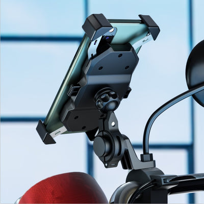 Soporte Magnético para Moto con Cargador Inalámbrico USB - Image 3