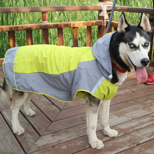 Impermeable Colorido para Perros Grandes - Chaqueta Transpirable para Exterior