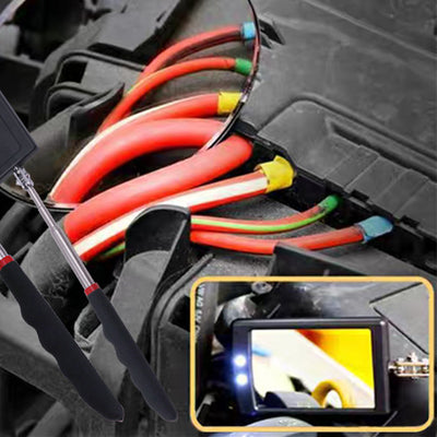Espejo de Inspección LED Telescópico con Lámpara para Auto - Espejo Plegable Universal - Image 5