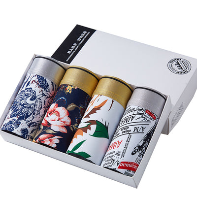 Calzoncillos Tipo Boxer Transpirables de Seda de Hielo con Estampado para Hombre - Image 13