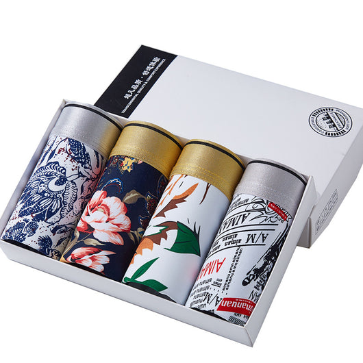 Calzoncillos Tipo Boxer Transpirables de Seda de Hielo con Estampado para Hombre - Image 13