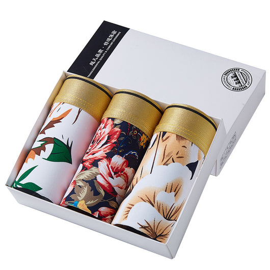 Calzoncillos Tipo Boxer Transpirables de Seda de Hielo con Estampado para Hombre - Image 12