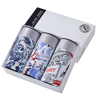 Calzoncillos Tipo Boxer Transpirables de Seda de Hielo con Estampado para Hombre - Image 14