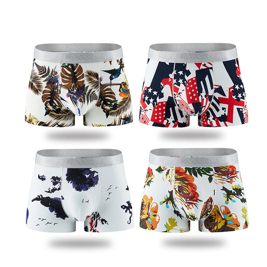 Calzoncillos Tipo Boxer Transpirables de Seda de Hielo con Estampado para Hombre - Image 16