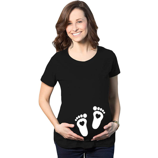 Maternidad con Estilo: Playera de Huellitas Divertidas - Image 14