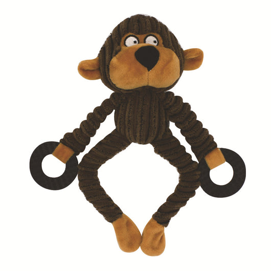 Juguete Interactivo de Peluche con Sonido y Anillo de Goma Tricolor - Image 8