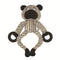 Juguete Interactivo de Peluche con Sonido y Anillo de Goma Tricolor