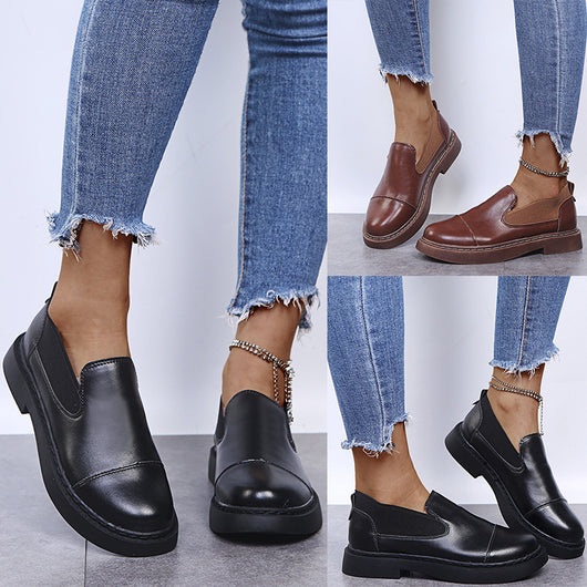 Zapatos de Cuero Elásticos Estilo Británico - Image 9