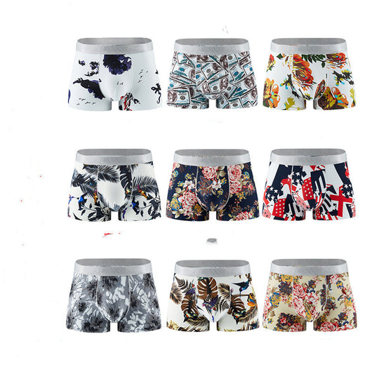 Calzoncillos Tipo Boxer Transpirables de Seda de Hielo con Estampado para Hombre - Image 17