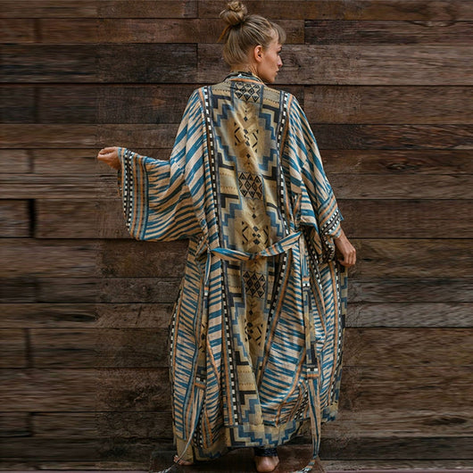 Túnica de Playa Estampada para Mujer - Pareo Kaftan Verano - Image 4