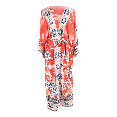 Túnica de Playa Estampada para Mujer - Pareo Kaftan Verano - Image 6