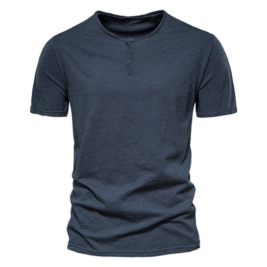 Camiseta Casual Slim Fit de Algodón para Hombre