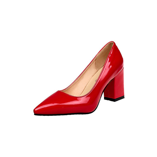 Zapatos de Tacón Grueso y Punta Fina - Image 2