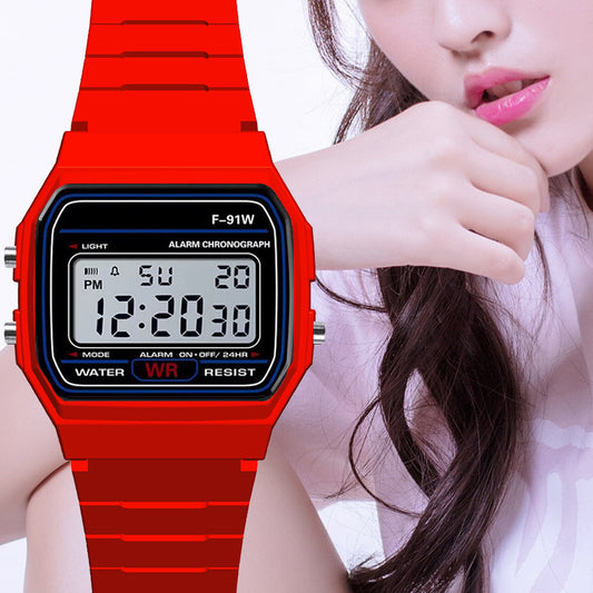 Reloj Digital Infantil Resistente al Agua con Pantalla Redonda