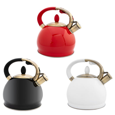 Hervidor de Agua con Silbato y Mango Bronce Electrochapado - Compatible con Todas las Estufas - Image 11