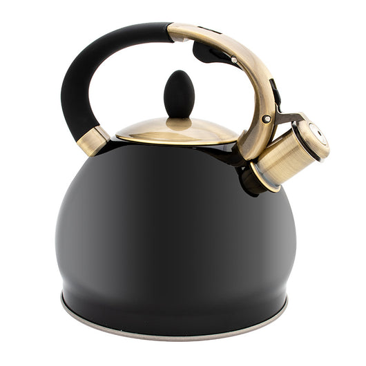 Hervidor de Agua con Silbato y Mango Bronce Electrochapado - Compatible con Todas las Estufas - Image 7