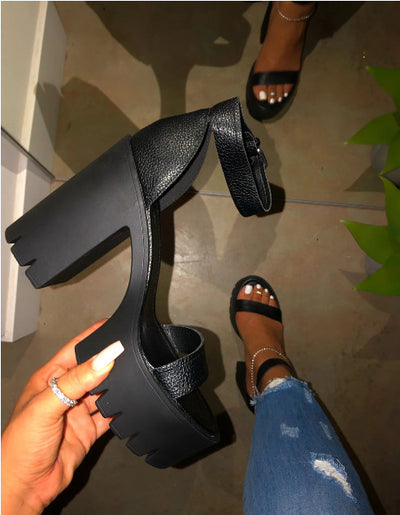 Sandalias de Tacón Alto para Mujer - Moda Verano Tallas Grandes - Image 5