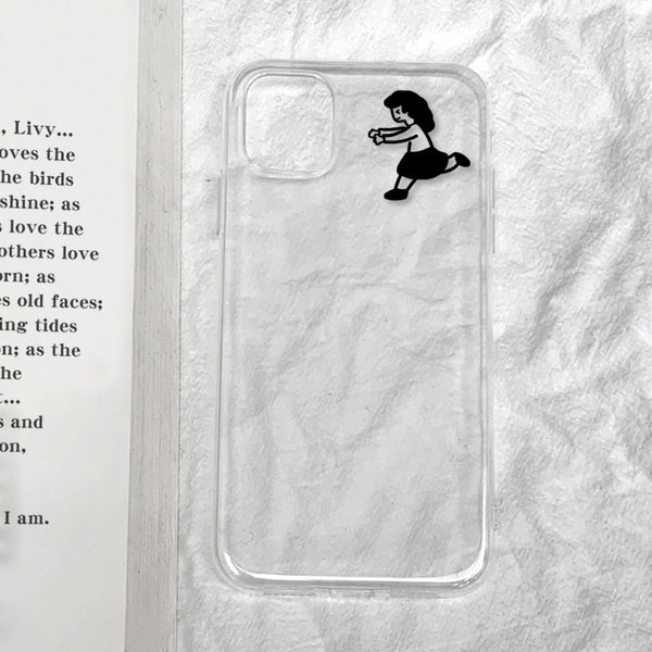 Funda Transparente con Diseño Infantil Compatible con Apple