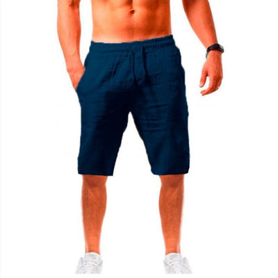 Shorts Deportivos de Algodón y Lino para Hombre - Cómodos y Transpirables - Image 7