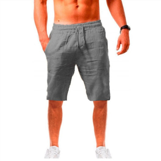 Shorts Deportivos de Algodón y Lino para Hombre - Cómodos y Transpirables - Image 8