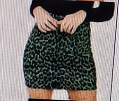 Falda Cintura Alta con Estampado de Leopardo y Bolsillo Lateral - Image 3