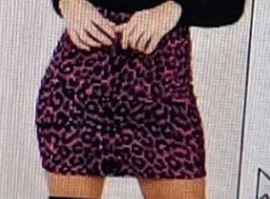 Falda Cintura Alta con Estampado de Leopardo y Bolsillo Lateral - Image 2